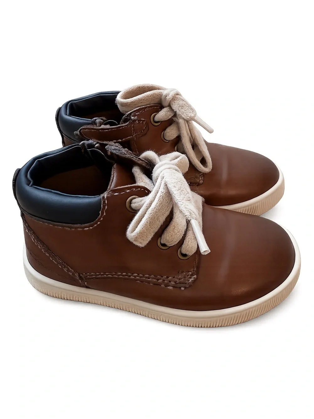 Eddie Bauer Brown Toddler High-Top Casual Sneakers, size 7 Toddler